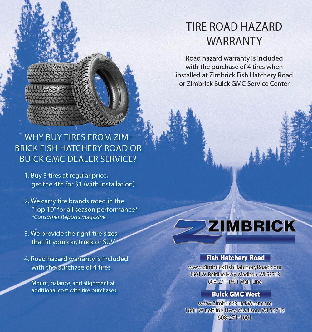 Tire Road Hazard Warranty in Madison, WI