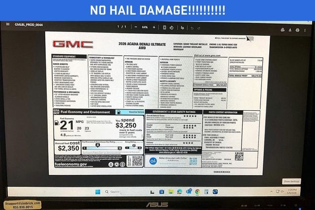 2026 GMC Acadia Denali Ultimate