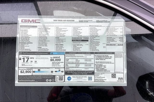 2026 GMC Yukon Elevation