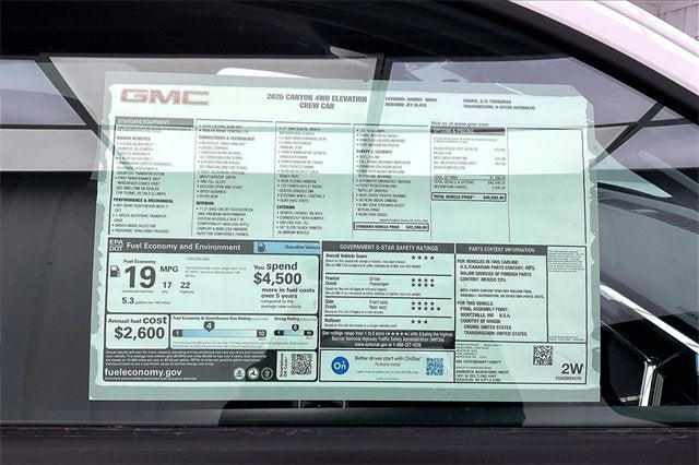 2026 GMC Canyon Elevation