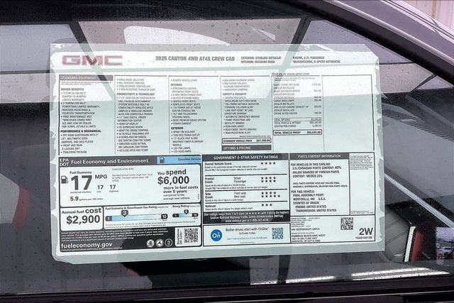 2026 GMC Canyon AT4X