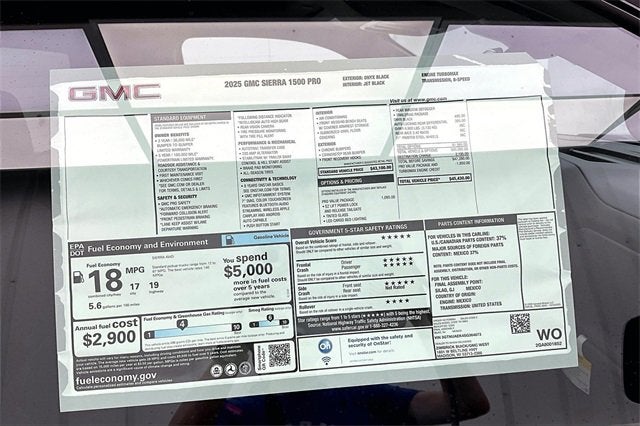 2025 GMC Sierra 1500 Pro