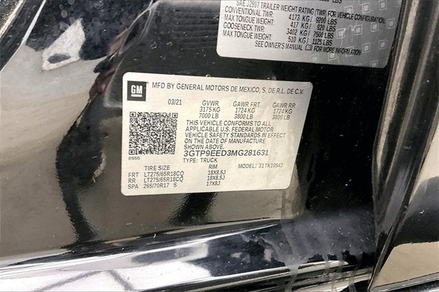 2021 GMC Sierra 1500 AT4