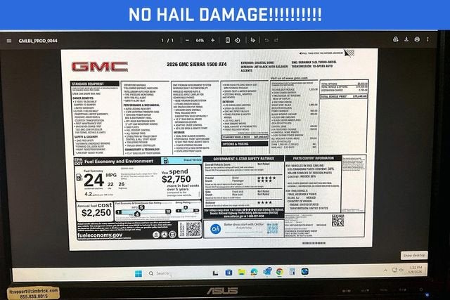 2026 GMC Sierra 1500 AT4